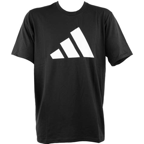 adidas big logo t-shirts herren schwarz|adidas Men's Essentials Big Logo Tee, Black.